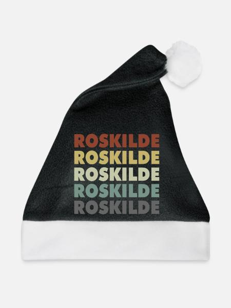 Roskilde - Denmark - Dänemark - Skandinavien - Weihnachtsmütze - Schwarz/Weiß