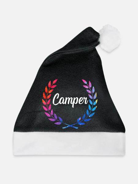 Camper Farblaurel Logo - Weihnachtsmütze - Schwarz/Weiß