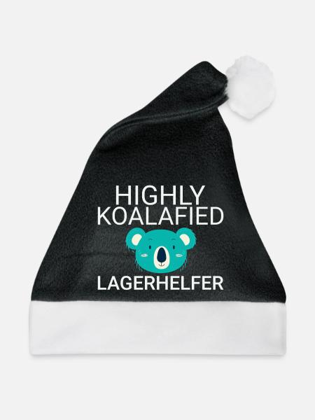 Lagerhelfer Koalafied - Weihnachtsmütze - Schwarz/Weiß