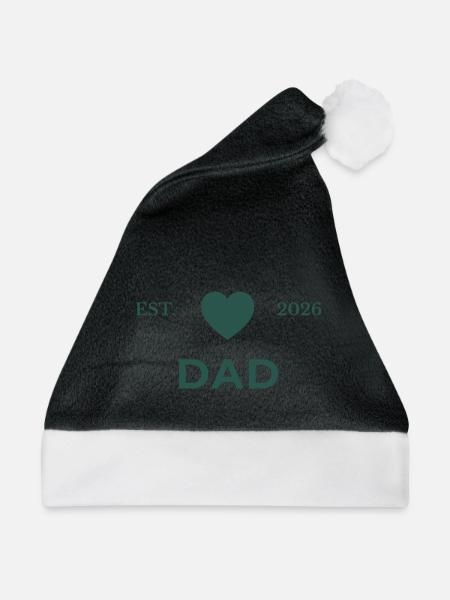 Dad established 2026 - Weihnachtsmütze - Schwarz/Weiß