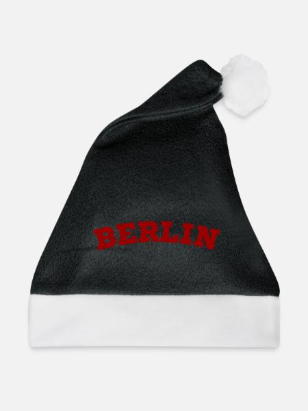 Berlin - Weihnachtsmütze - Schwarz/Weiß