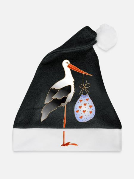 Wagen - Weihnachtsmütze - Schwarz/Weiß