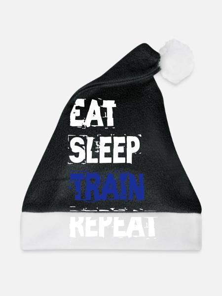 Training - Weihnachtsmütze - Schwarz/Weiß - Vorne