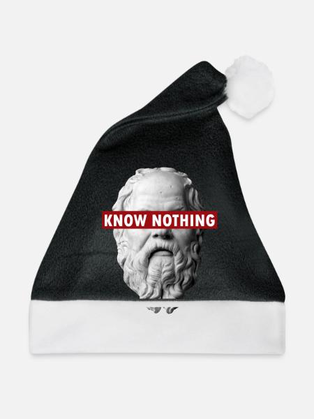 KENNEN NICHTS SOCKEN - Weihnachtsmütze - Schwarz/Weiß