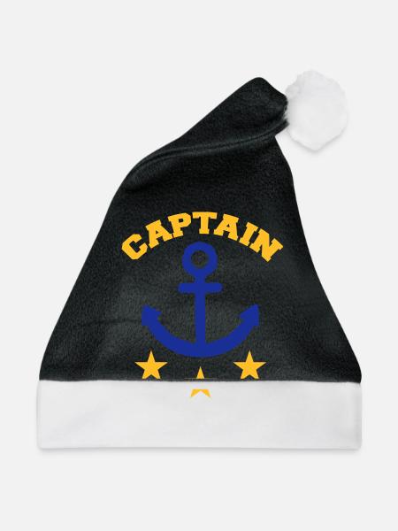 Captain - Weihnachtsmütze - Schwarz/Weiß