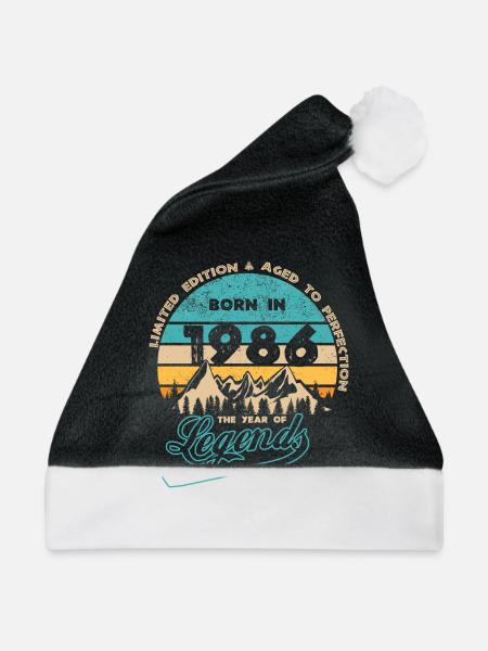 Legenden 1986 - Weihnachtsmütze - Schwarz/Weiß