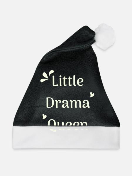 Drama Queen - Weihnachtsmütze - Schwarz/Weiß - Vorne