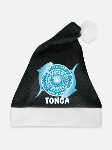 Tonga Tigerhai - Weihnachtsmütze - Schwarz/Weiß