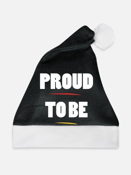 Stolz darauf, Ego zu sein Zitat - Weihnachtsmütze - Schwarz/Weiß - Vorne