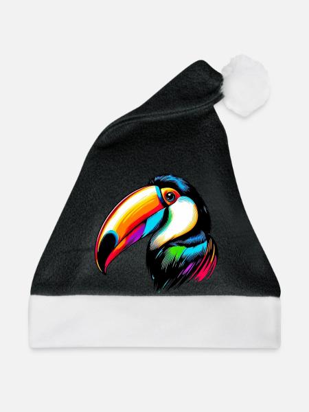 Tukan - Weihnachtsmütze - Schwarz/Weiß