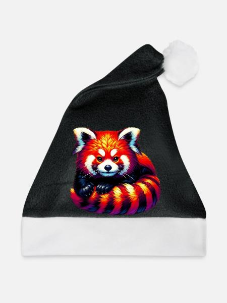 Kleiner Panda - Weihnachtsmütze - Schwarz/Weiß