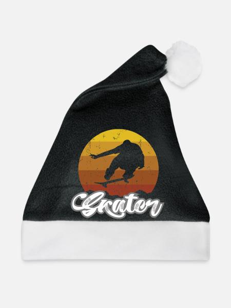 Skater - Weihnachtsmütze - Schwarz/Weiß