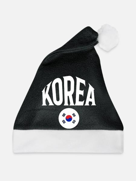 Korea - Weihnachtsmütze - Schwarz/Weiß