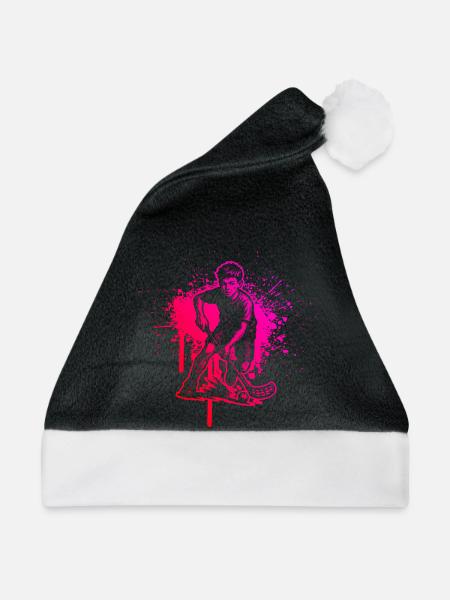 Direkte Floorball Aussage - Weihnachtsmütze - Schwarz/Weiß