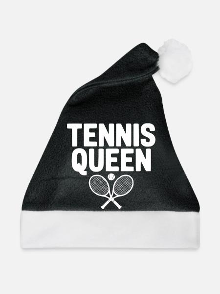 Tenniskönigin - Weihnachtsmütze - Schwarz/Weiß