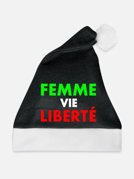 Freiheit des Frauenlebens - Weihnachtsmütze - Schwarz/Weiß