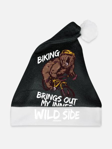 Biking - Weihnachtsmütze - Schwarz/Weiß