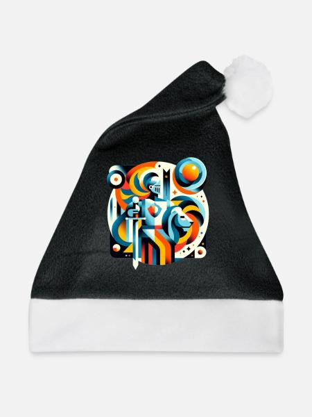 Gareth - Weihnachtsmütze - Schwarz/Weiß