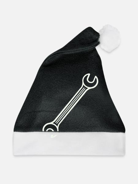 Schraubenschlüssel - Weihnachtsmütze - Schwarz/Weiß