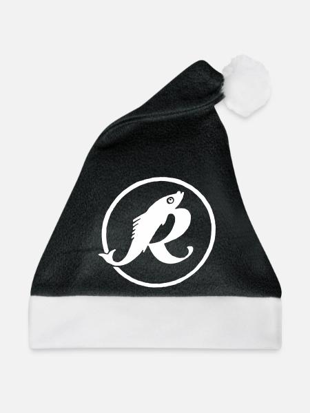 Rostocker Fischkombinat - Weihnachtsmütze - Schwarz/Weiß - Vorne