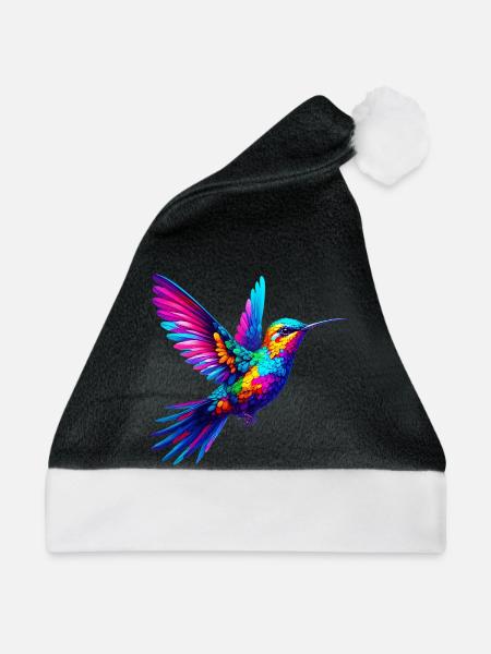 Kolibri - Weihnachtsmütze - Schwarz/Weiß