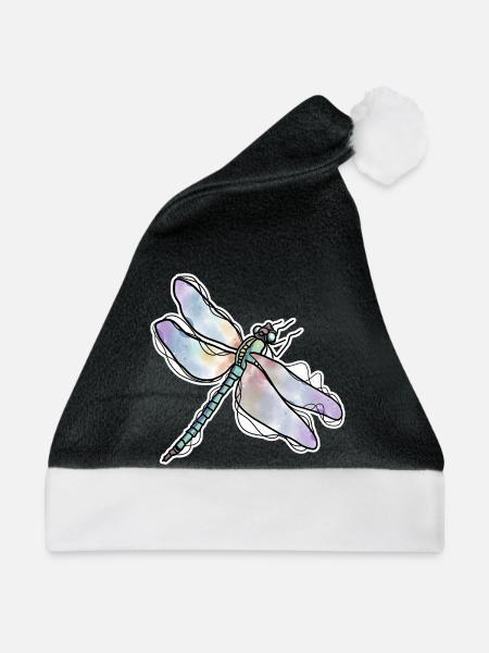 Libelle - Weihnachtsmütze - Schwarz/Weiß