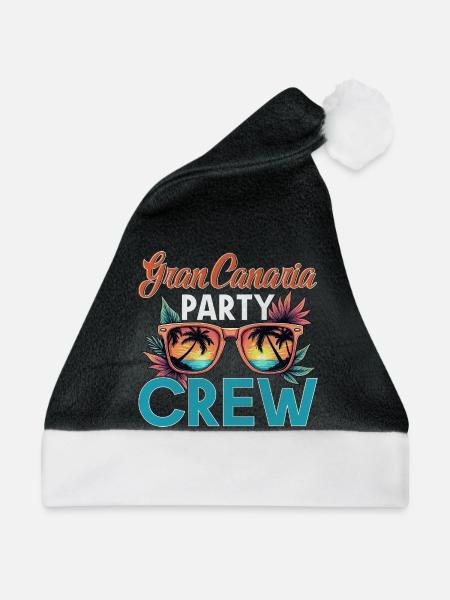 Gran Canaria Crew - Weihnachtsmütze - Schwarz/Weiß