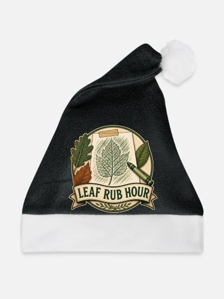 LEAF RUB HOUR - Weihnachtsmütze - Schwarz/Weiß
