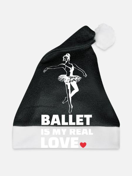 Ballett Liebe - Weihnachtsmütze - Schwarz/Weiß