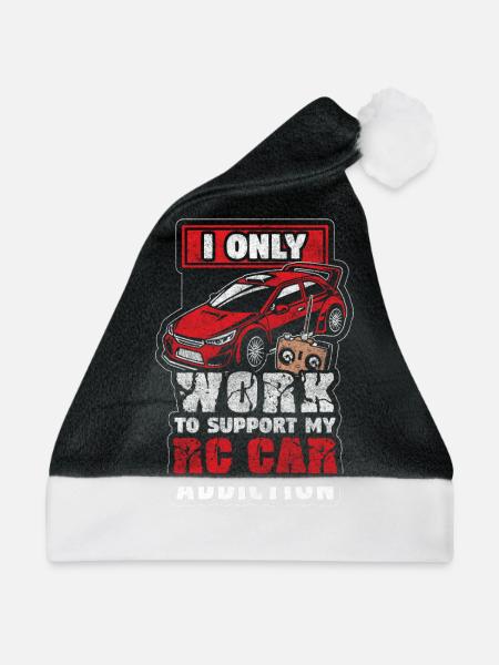 Rc Auto Rc - Weihnachtsmütze - Schwarz/Weiß - Vorne