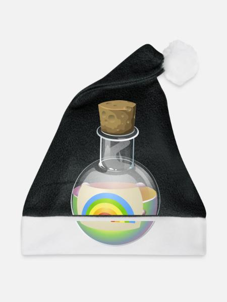 Chemiker - Weihnachtsmütze - Schwarz/Weiß