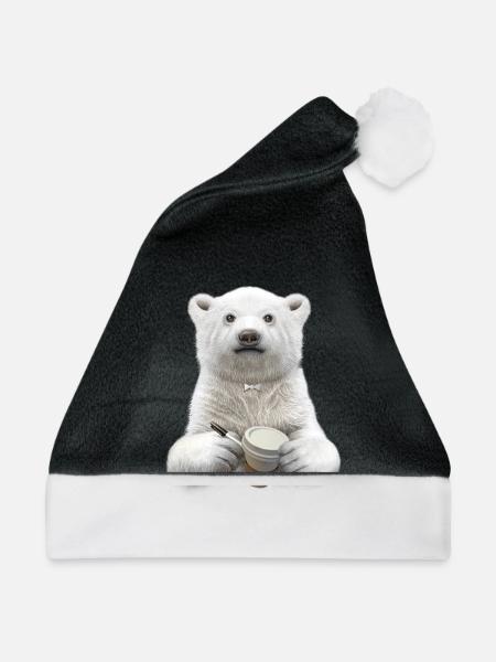 BARISTA (EBENE) - Weihnachtsmütze - Schwarz/Weiß - Vorne