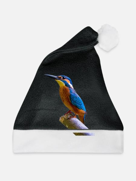 eisvogel - Weihnachtsmütze - Schwarz/Weiß