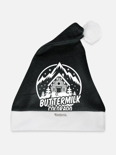 Buttermilk Colorado Skigebiet - Weihnachtsmütze - Schwarz/Weiß - Vorne