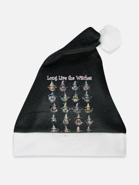 Lang leben die Hexen - Weihnachtsmütze - Schwarz/Weiß