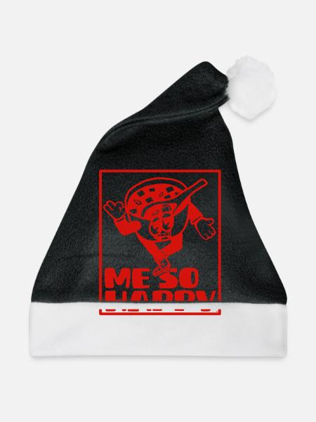 Miso Happy Suppe - Weihnachtsmütze - Schwarz/Weiß