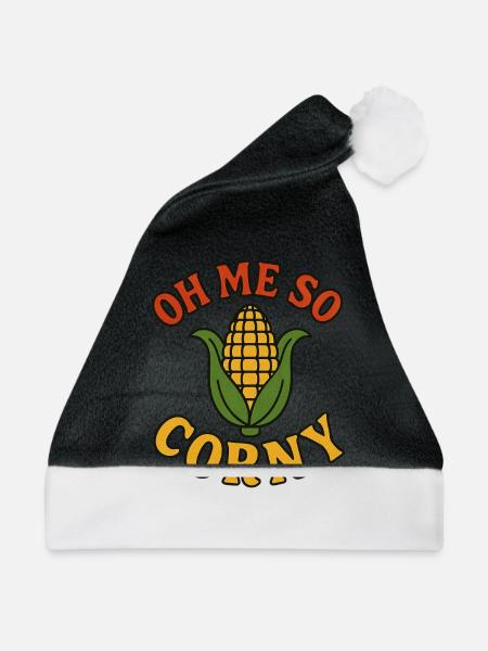 Oh ich so kitschig - Weihnachtsmütze - Schwarz/Weiß