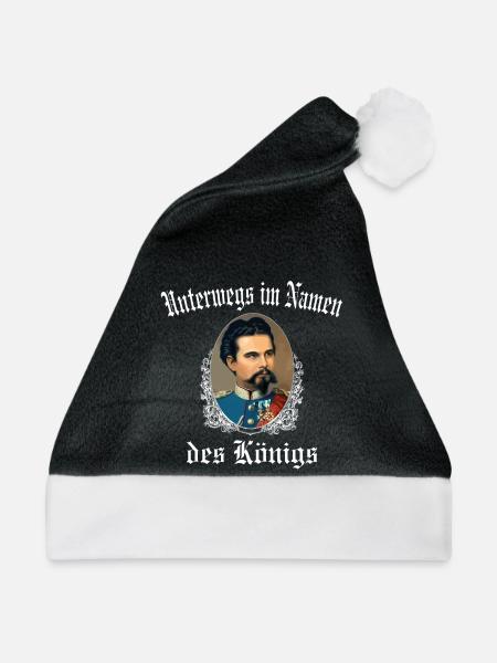 UNTERWEGS IM NAMEN DES... - Weihnachtsmütze - Schwarz/Weiß - Vorne