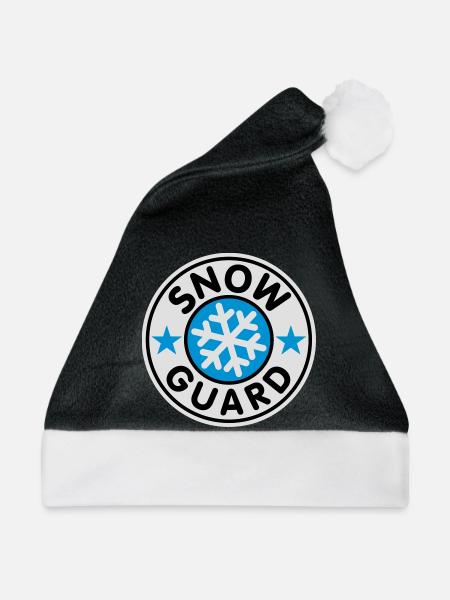 Snow Guard - Weihnachtsmütze - Schwarz/Weiß