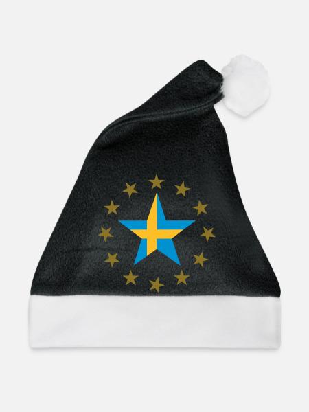 Schweden & Sternen - Weihnachtsmütze - Schwarz/Weiß