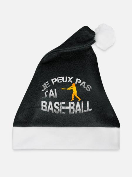 baseball - Weihnachtsmütze - Schwarz/Weiß