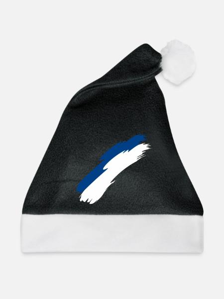 Finnland - Weihnachtsmütze - Schwarz/Weiß