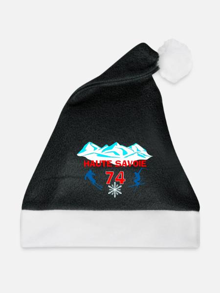 Haute-Savoie - Weihnachtsmütze - Schwarz/Weiß - Vorne