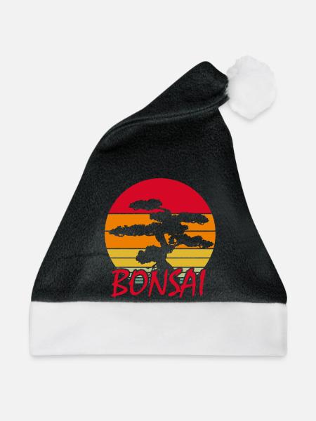 Bonsai - Weihnachtsmütze - Schwarz/Weiß
