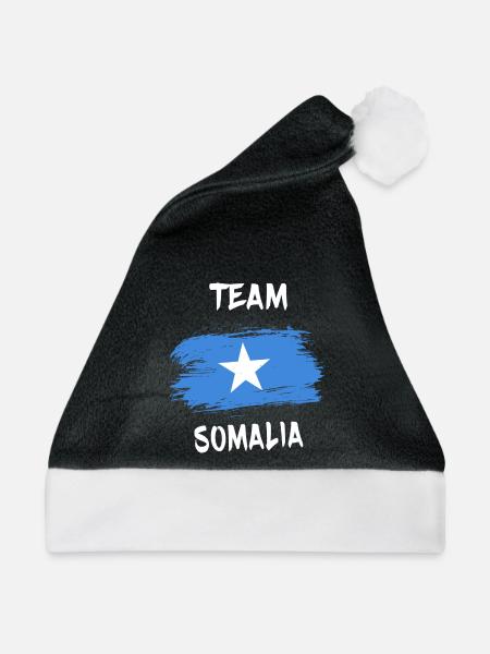 Team Somalia - Weihnachtsmütze - Schwarz/Weiß