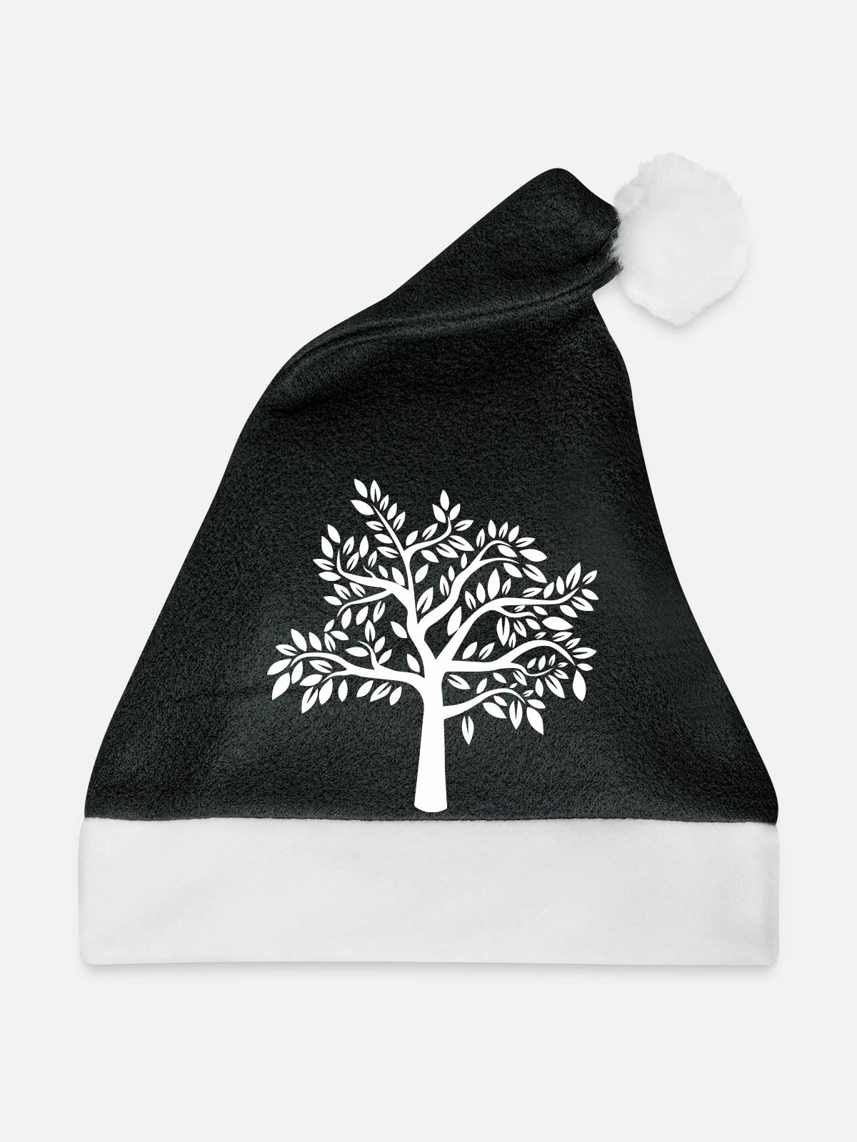 Schritt - Weihnachtsmütze - Schwarz/Weiß - Vorne