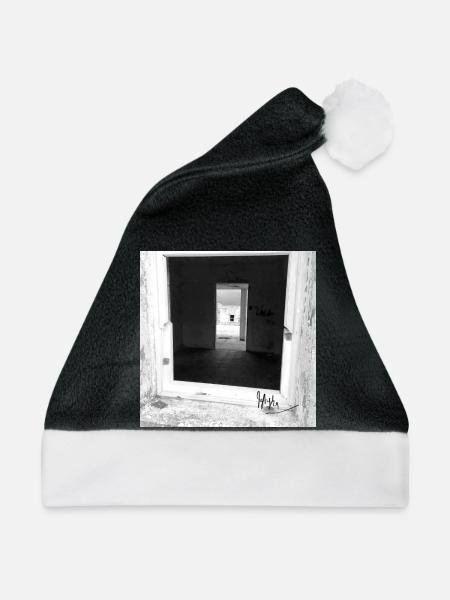Fenster Nordspanien - Weihnachtsmütze - Schwarz/Weiß