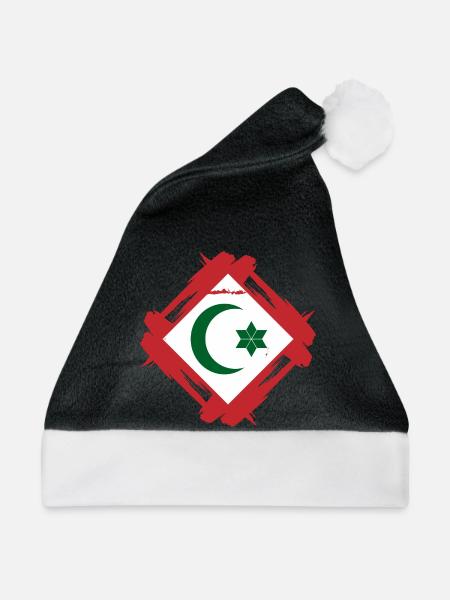 Republik Rif - Weihnachtsmütze - Schwarz/Weiß - Vorne