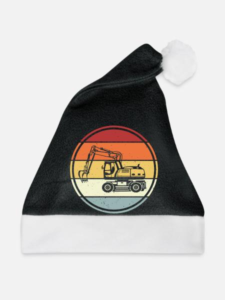 Bagger - Weihnachtsmütze - Schwarz/Weiß