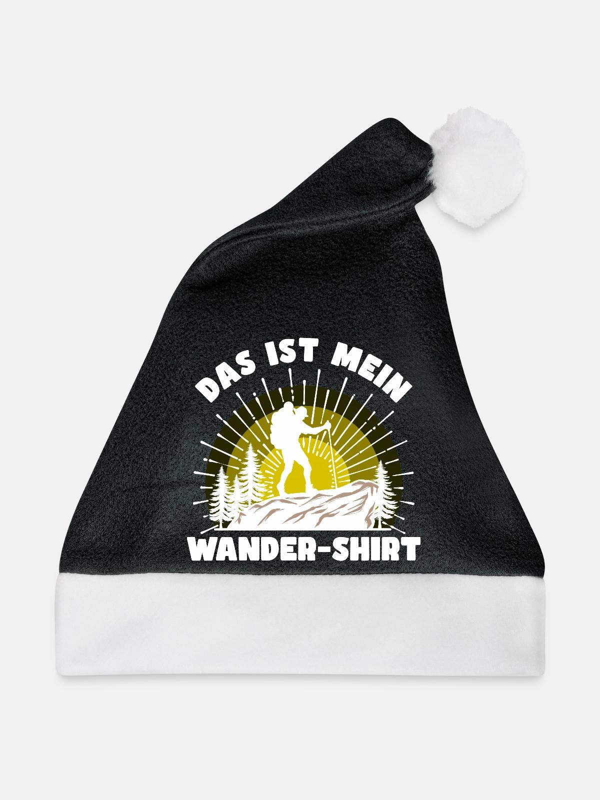 Wandern Statement Bergsteigen Klettern Statement - Weihnachtsmütze - Schwarz/Weiß - Vorne